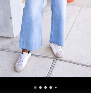 Stylish Light Blue Wide-Leg Jeans